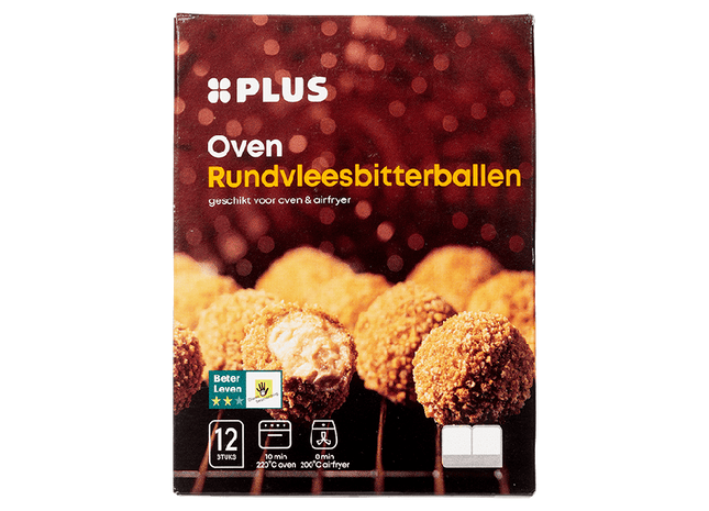 Oven rundvleesbitterballen 12 stuks