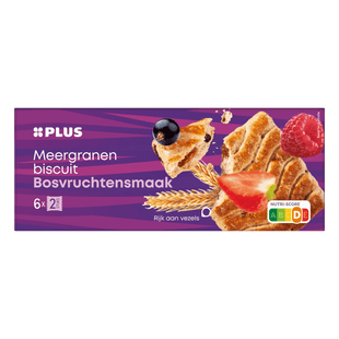 Meergranenbiscuit bosvruchten