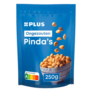 Pinda's ongezouten 250 gram