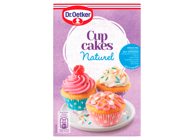 DR. Oetker Cupcakes natürliche Backmischung
