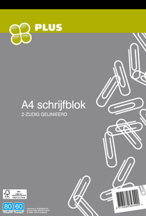 Schreibblock A4 80 Blatt FSC