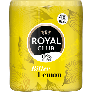 Royal Club Bitter lemon 0% suiker