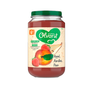 Olvarit 6+mnd Appel Aardbei Peer