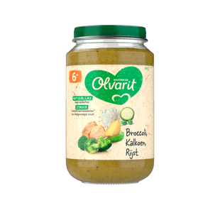 Olvarit 6+mnd Broccoli Kalkoen Rijst