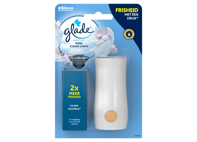 Glade by Brise Touch&fresh houder pure clean linen