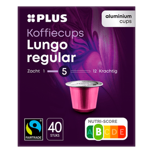 Koffiecups lungo regular Fairtrade