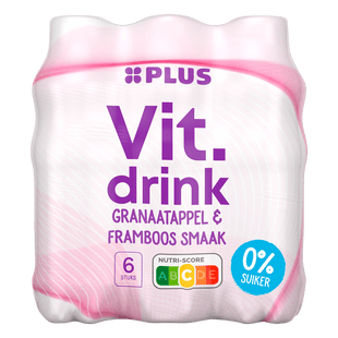Vitamin drink granaatappel & framboos