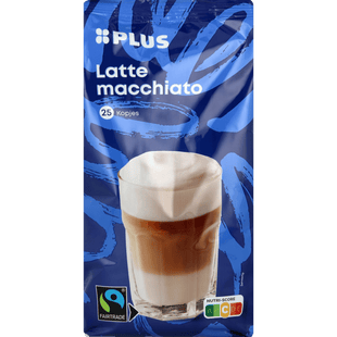 Latte macchiato oploskoffie Fairtrade