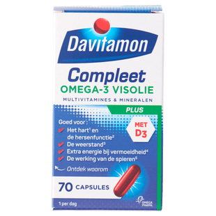 Davitamon Vitamine Compleet omega3 visolie