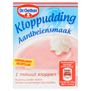 Dr. Oetker Kloppudding aardbeiensmaak