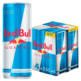 Red Bull Energy drink suikervrij 4-pack