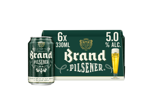 Brand Pilsener bier