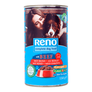 Reno Hondenvoer in blik rund brok/saus
