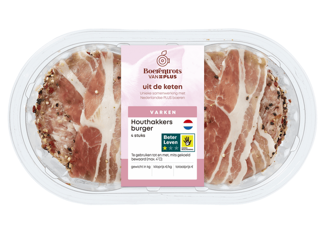 Boerentrots Houthakkers burger 2st