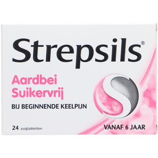 Strepsils Aardbei suikervrij