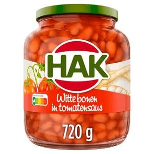 Hak Witte bonen in tomatensaus