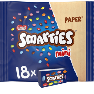 Smarties Mini melk chocolade uitdeelzak