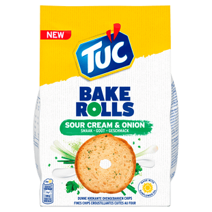Lu TUC Bake Rolls Sour Cream & Onion