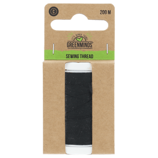 Greenminds Garen Polyester Zwart 200m