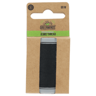 Greenminds Jeansgaren Zwart 80mtr