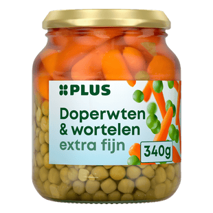 Doperwten en wortelen
