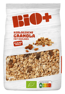 BIO+ Granola Vollkorn + Rosinen