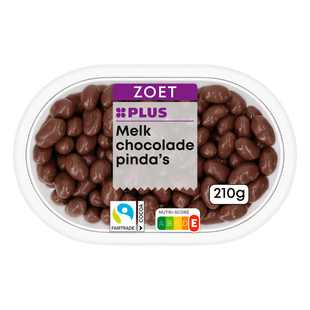 Melkchocolade pinda's Fairtrade