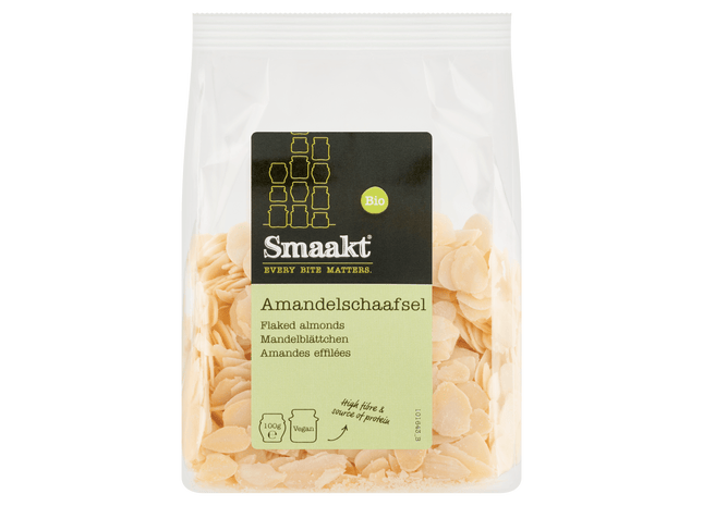 Smaakt Amandelschaafsel biologisch