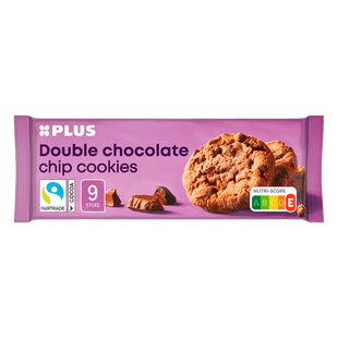 Doppelte Schokoladenkekse