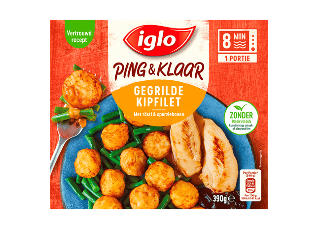 Iglo Ping & Klaar Gegrilde kipfilet
