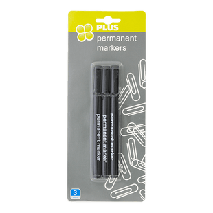 Permanent marker zwart