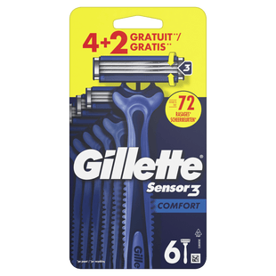 Gillette Wegwerpmesj Sensor3 Comf 4+2