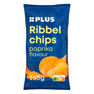 Ribbelchips paprika