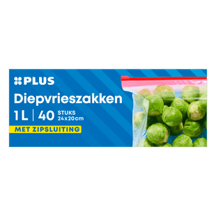 Gefrierbeutel wiederverschließbar 1L