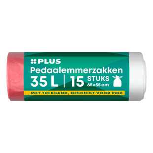 Kordelzugbeutel transparent 35L