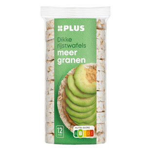 Dikke rijstwafels meergranen