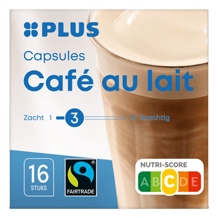 Koffiecapsules café au lait fairtrade