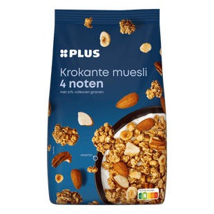 Krokante muesli 4 noten