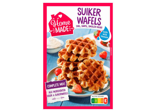 Hausgemachte Zuckerwaffelmischung