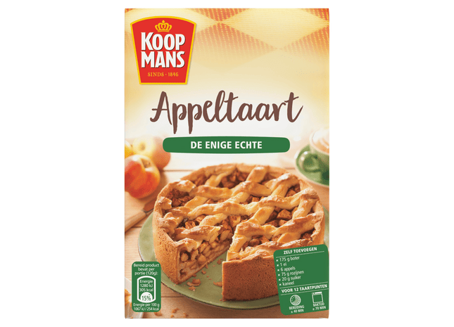 Koopmans Apfelkuchen-Backmischung