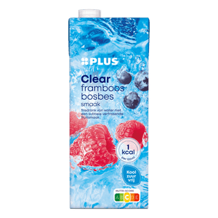 Clear framboos bosbes