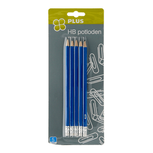 HB-Bleistifte mit Radiergummi FSC