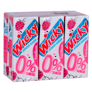 Wicky Himbeere 0% Zucker 6er-Pack