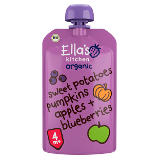Ella's Kitchen 4+ Sweet potatoes pumpkin apple blueb