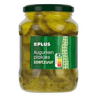 Augurk plakjes zoetzuur