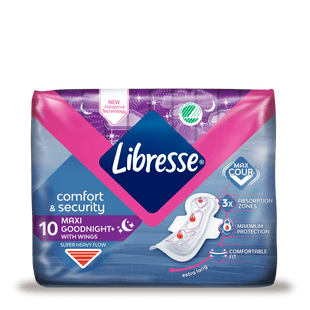Libresse Damenbinde Maxi Goodnight Wing