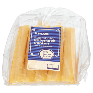 Roomboter gevulde boterkoekpunten
