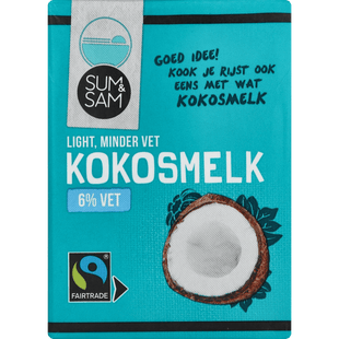 Sum en Sam Kokosmelk 6% vet