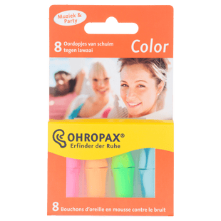 Ohropax Geluidsdemper Color 8 stuks