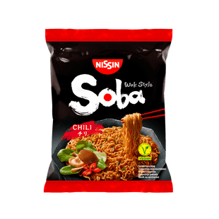 Nissin Soba-Nudeln Chili